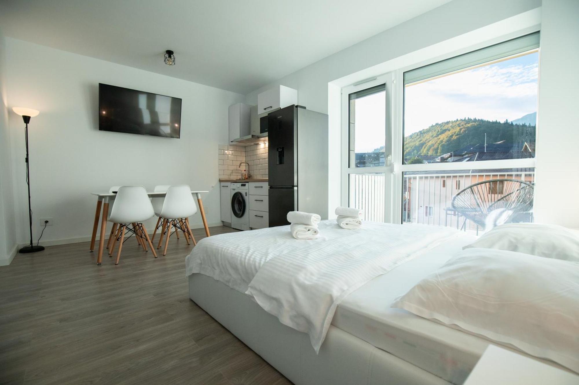 Cozy Studio 4 People With Parking Sinaia Eksteriør billede
